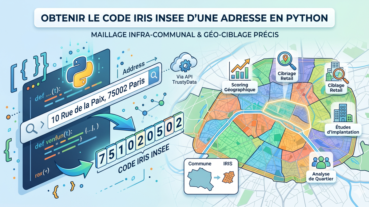Obtenir le code IRIS INSEE d'une adresse en Python