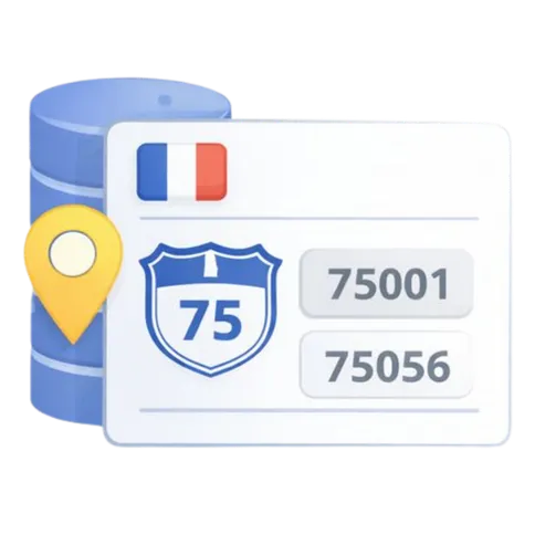 Base officielle des codes postaux