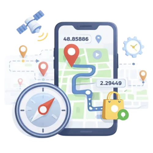 Icône géolocalisation d'adresses